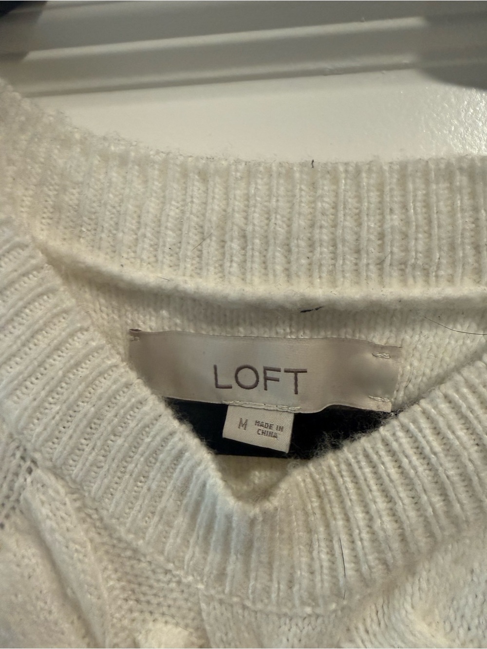 Loft Cream Sweater - Picture 2 of 3